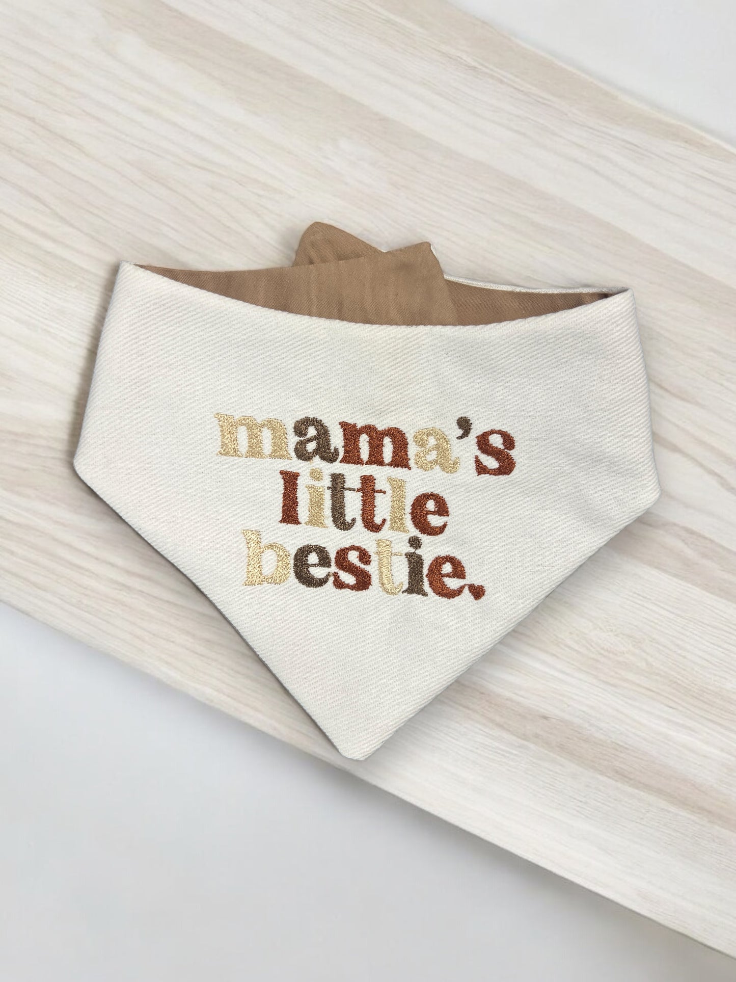 Mama’s Little Bestie Bandana ( Teddy) | Everyday Collection
