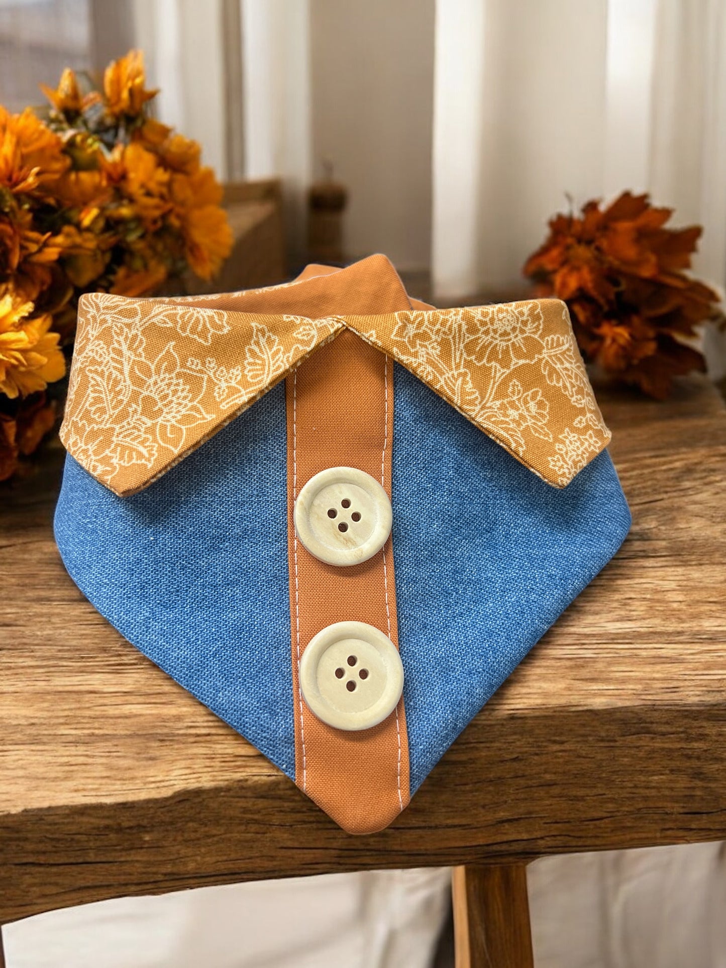 Rustic Bloom Bandana | Autumn on The Boulevard Collection π