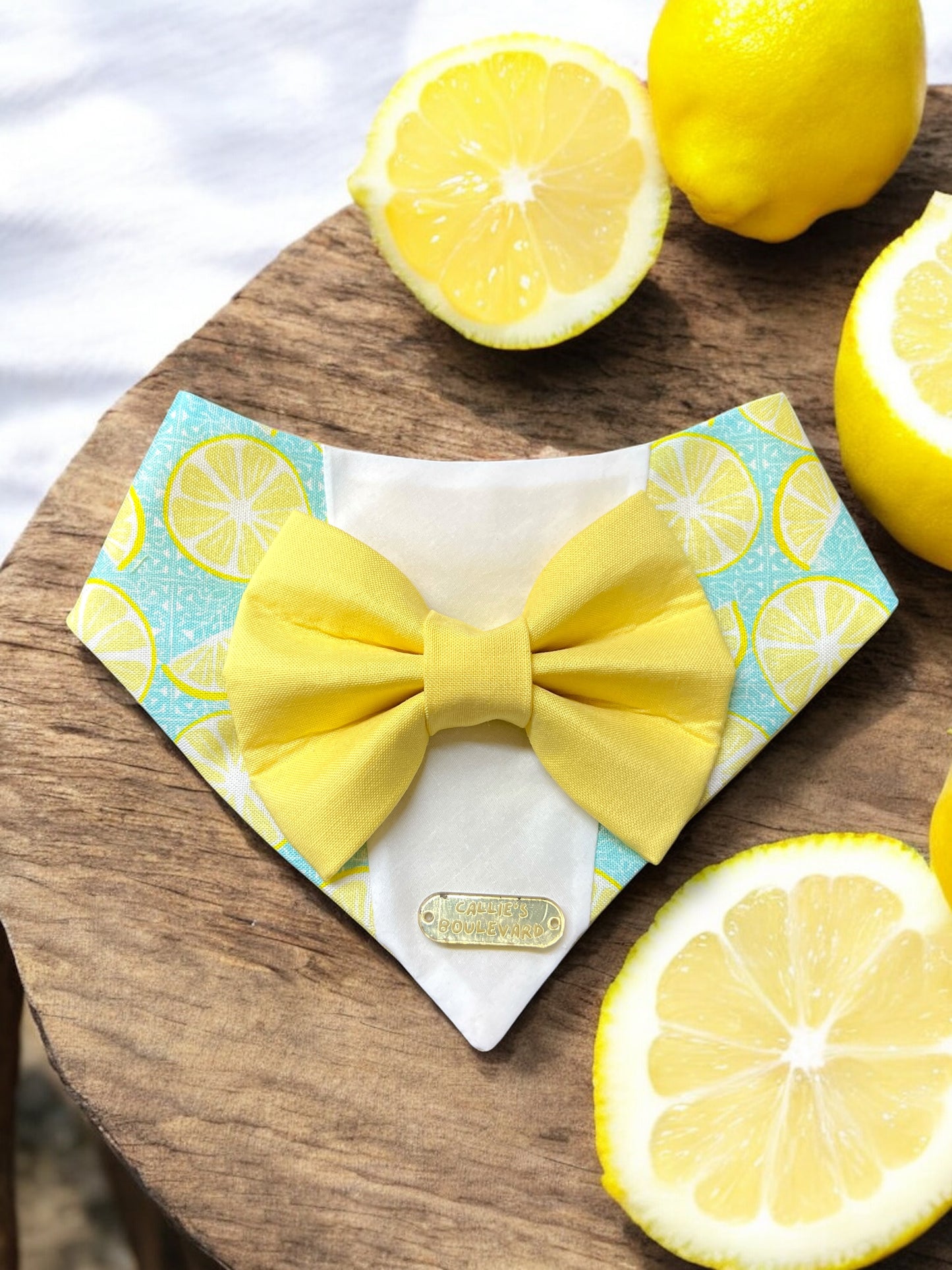 Lemon Breeze Bandana | Tail Waggin’ Summer Collection ☀️
