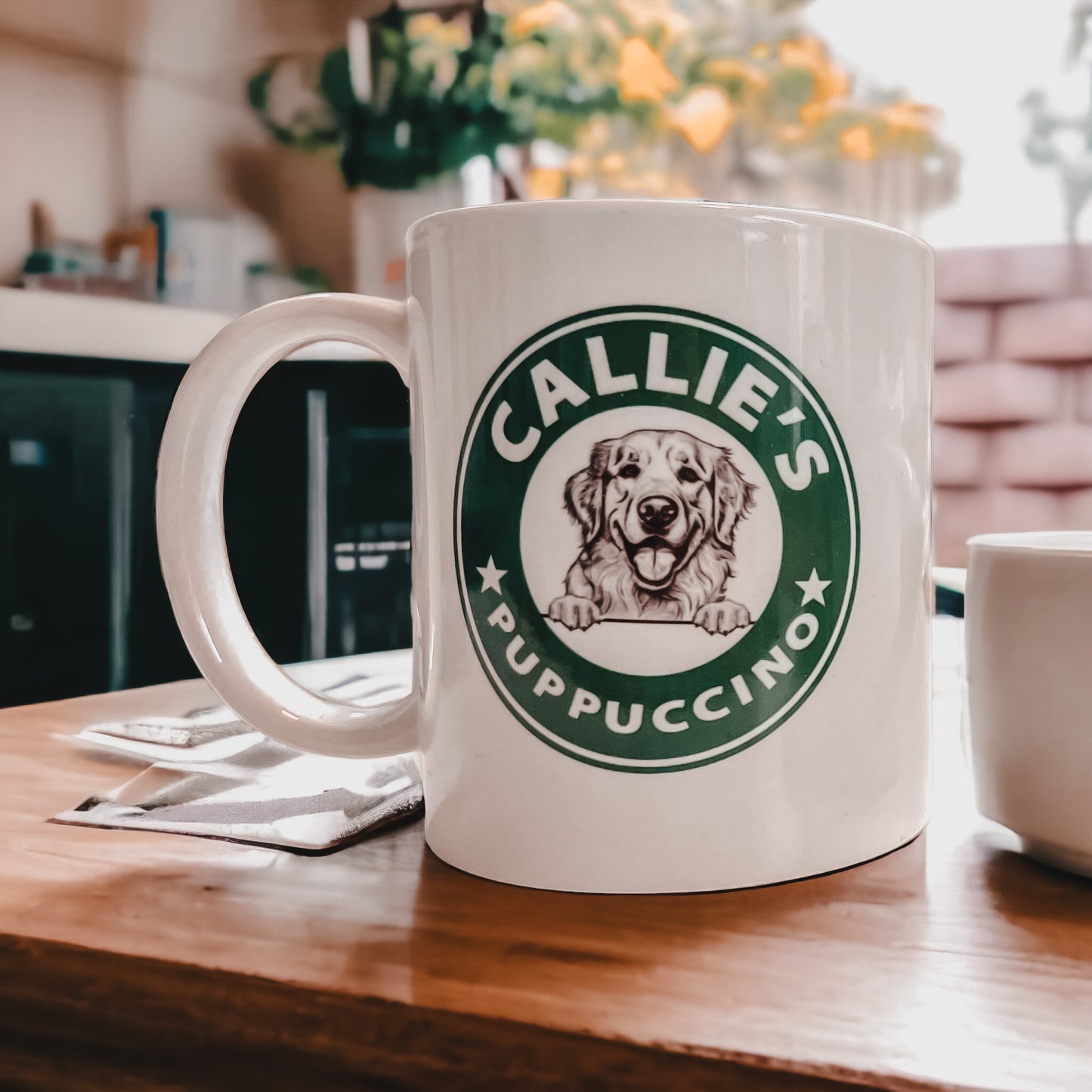 WHITE 12oz PUPPUCCINO MUG - PAWRENTS