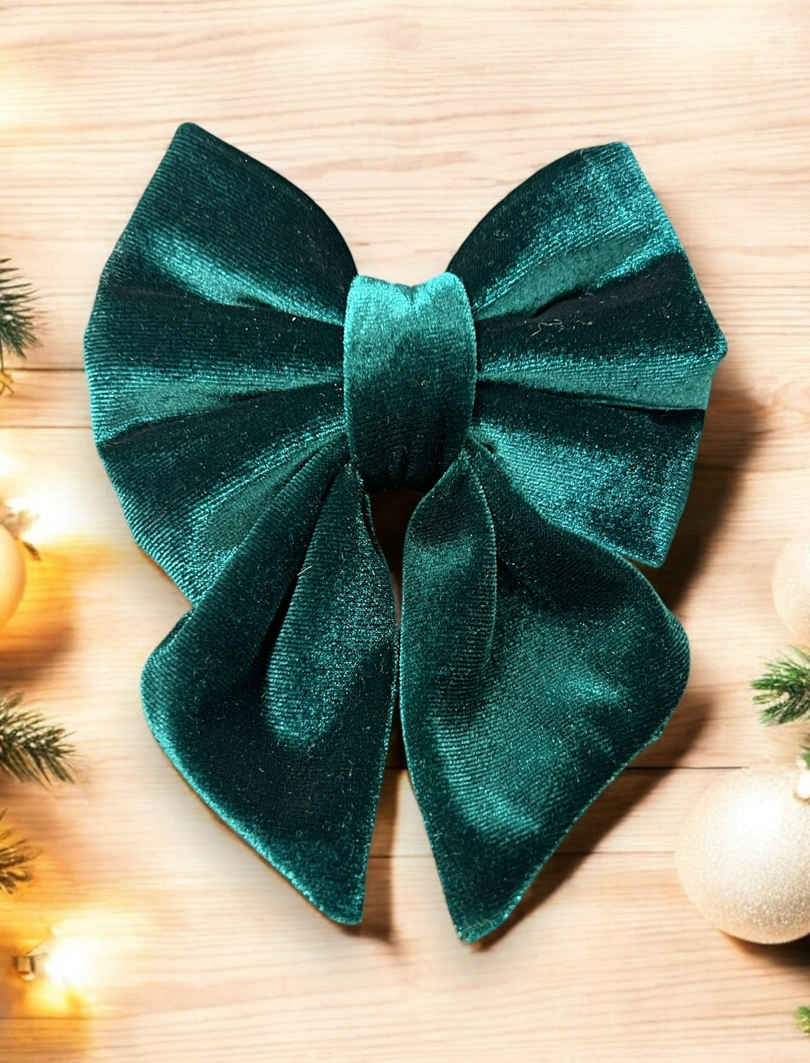 Evergreen Satin Sailor Bow tie | A Very Boulevard Christmas Collection 🎄