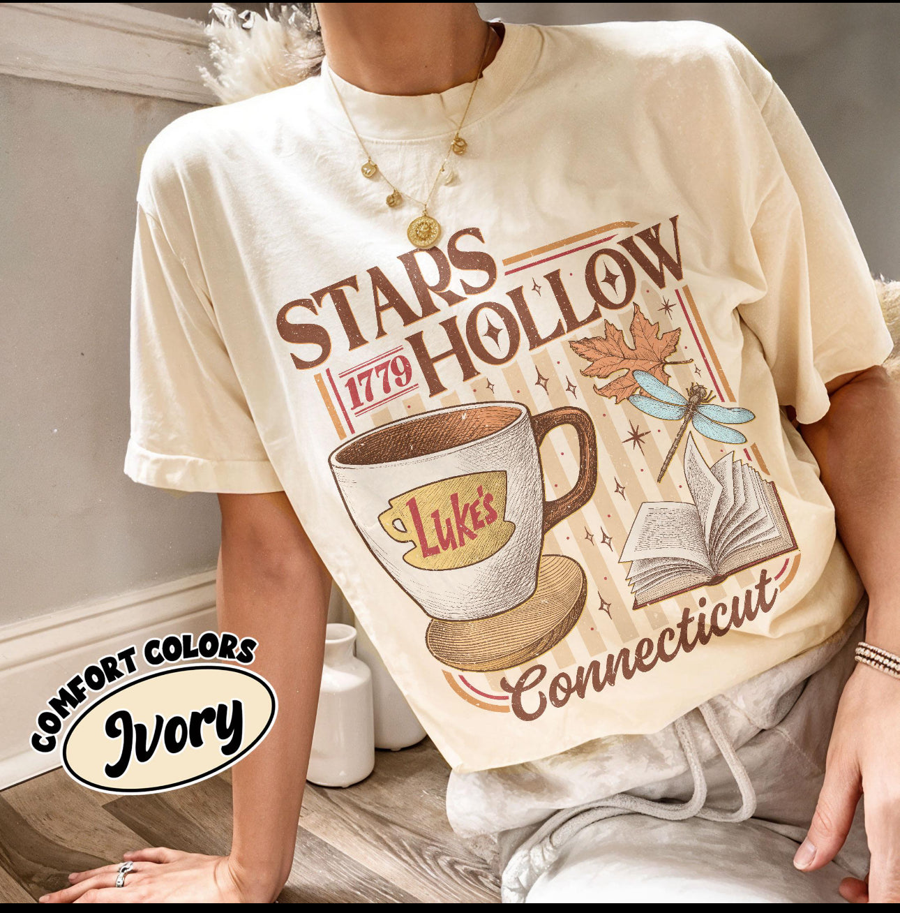 Stars Hollow Obsessed | Fall Dog Mom Apparel ๐