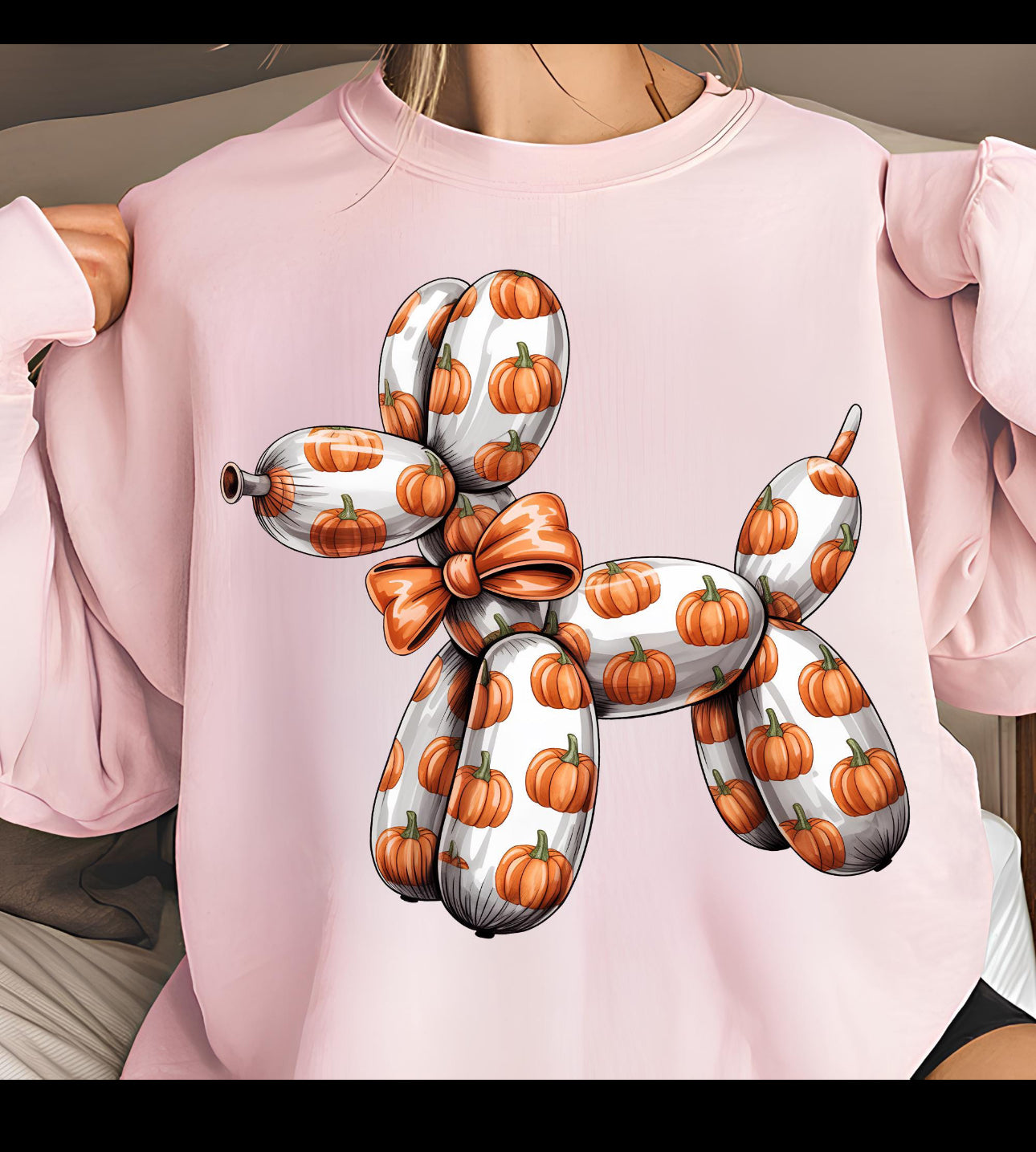 Pup-kin Balloon Dog | Fall Dog Mom Apparel ๐