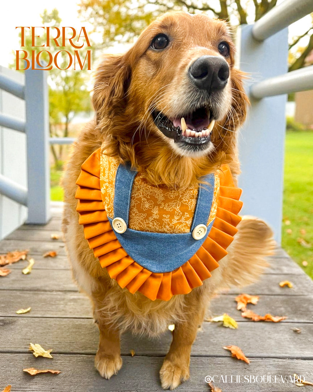 Terra Bloom Bandana | Autumn on The Boulevard Collection π