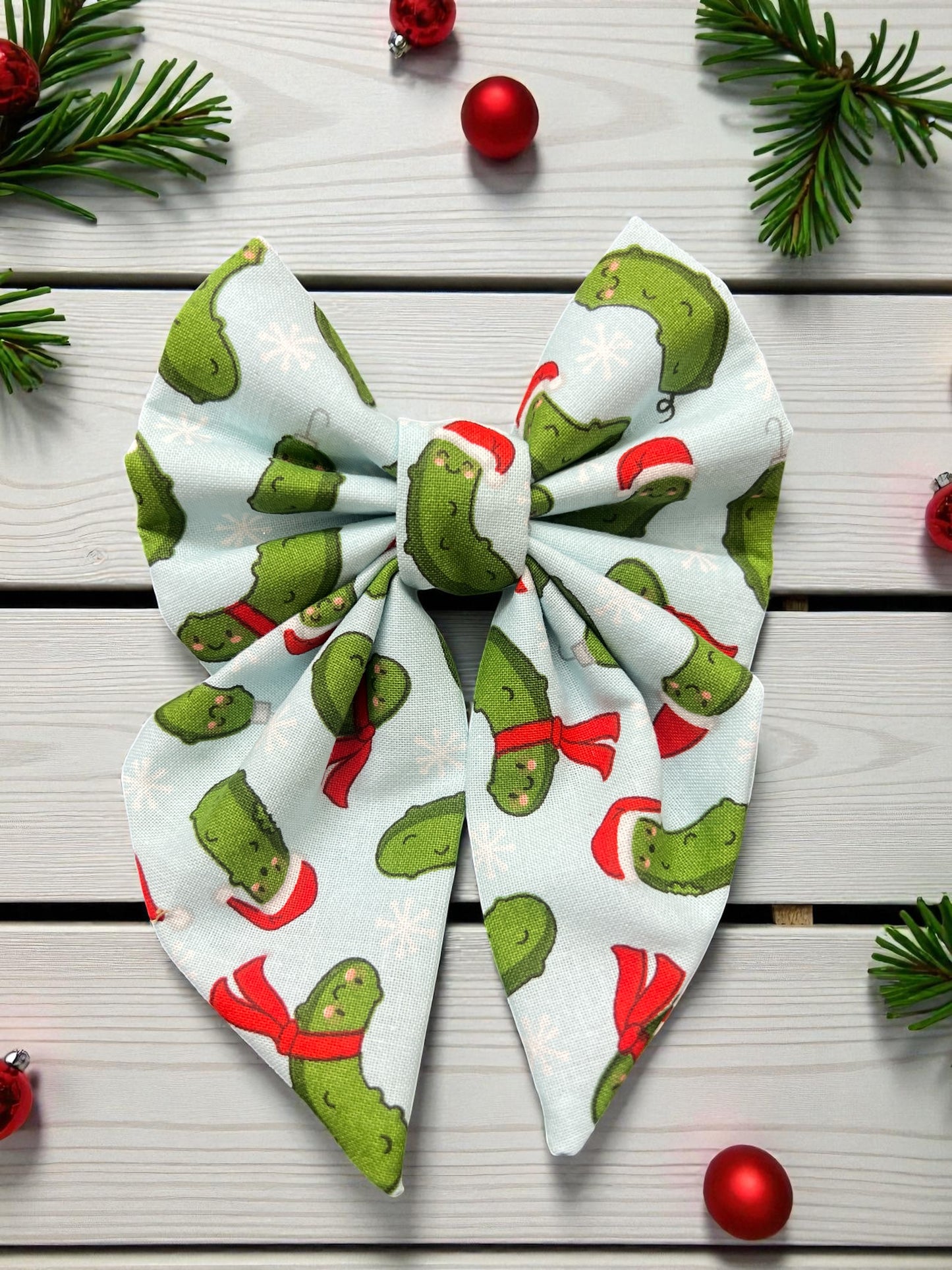 Christmas Pickles Sailor Bow tie | A Very Boulevard Christmas Collection 🎄