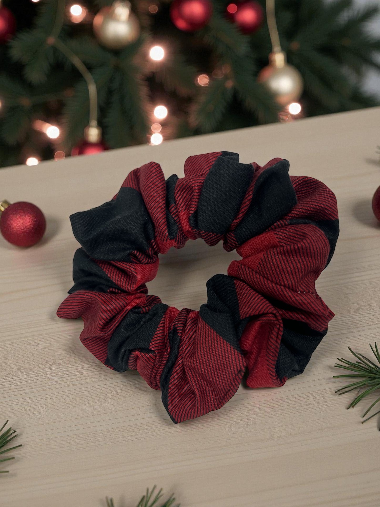 Classic Buffalo Scrunchie | Wrapped in Boulevard Collection 🎄