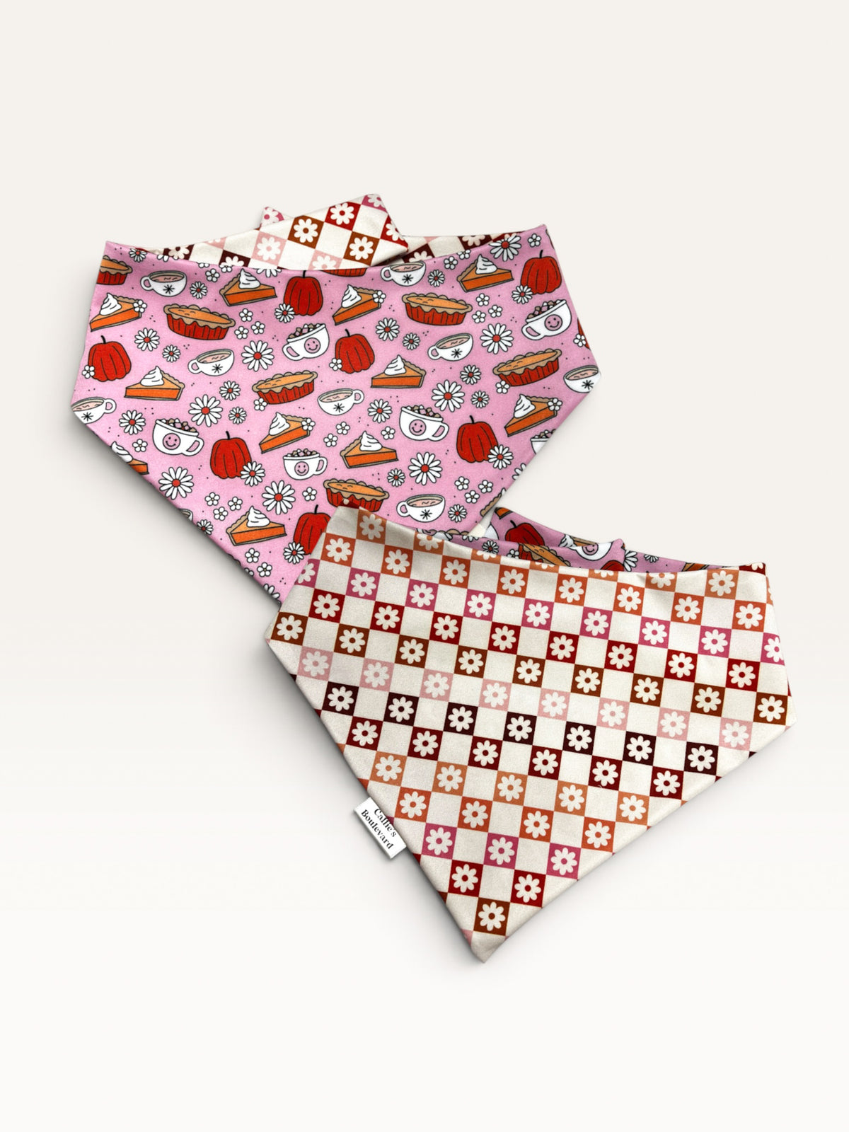 Pumpkin Café Bandana | Autumn On The Boulevard