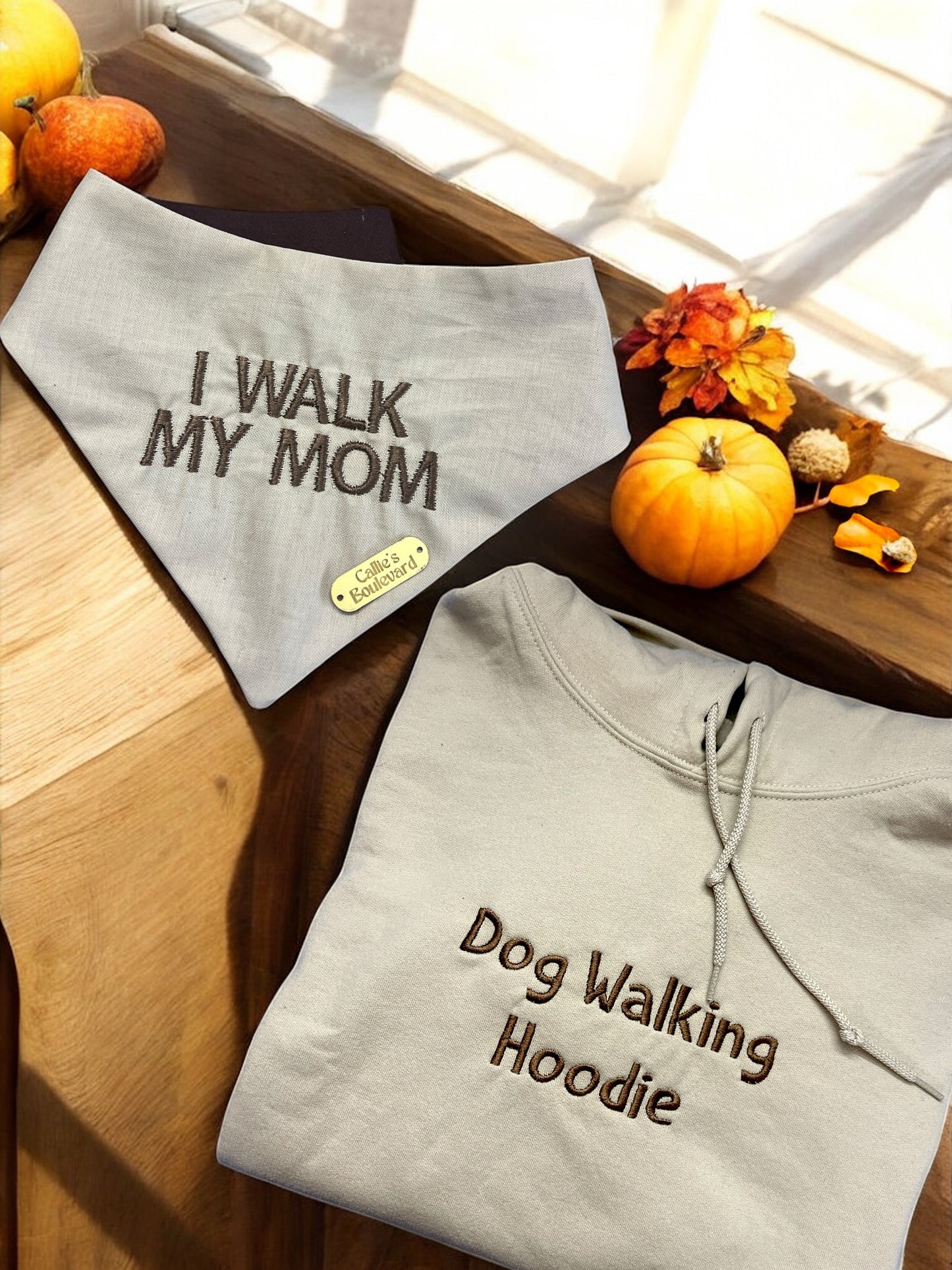 I Walk My Mom Bandana | Autumn on The Boulevard Collection π