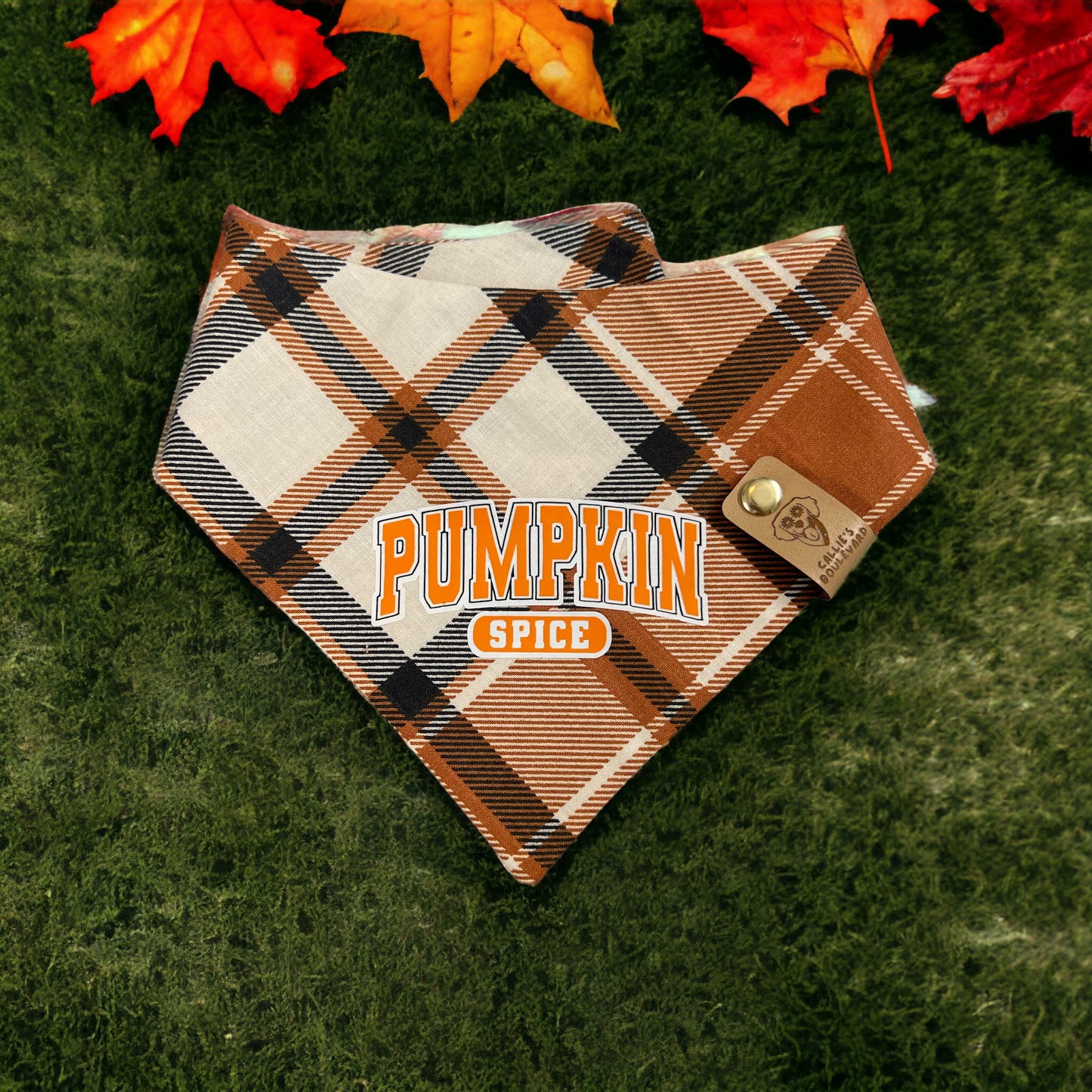 Pumpkin Spice Bandana | Fall Pet Accessories
