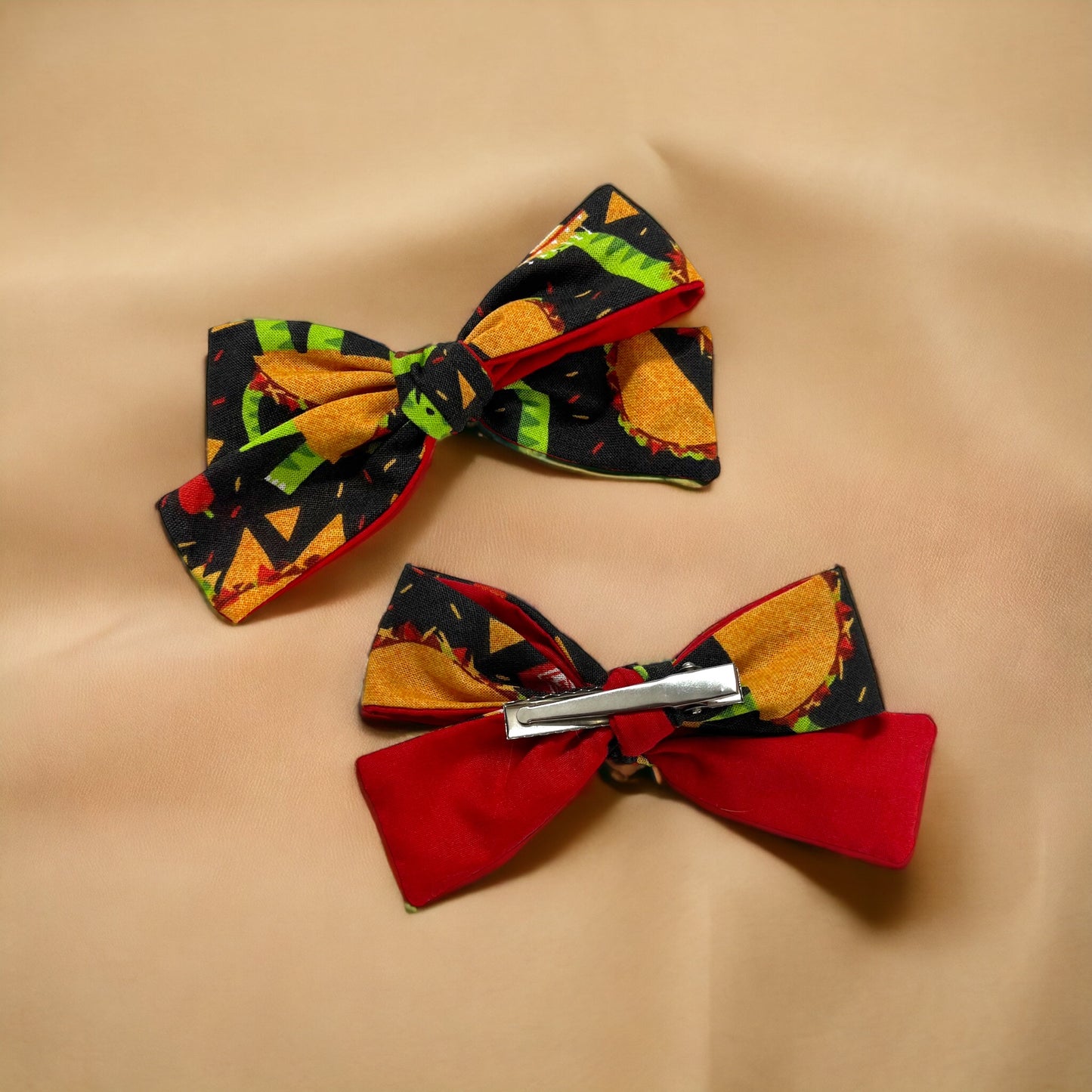 Taco Tuesday Clip On Bow | Summer Collection ☀️