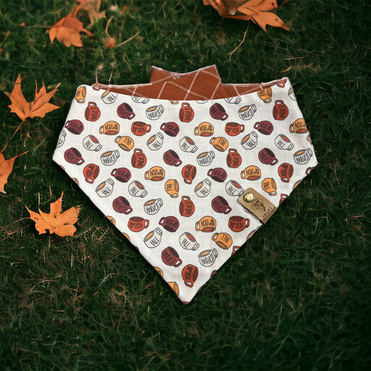 Mug Obsession Bandana | Fall Pet Accessories