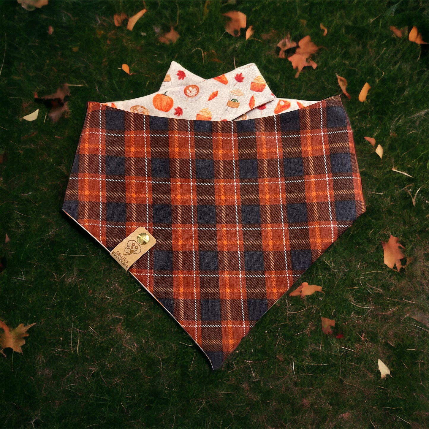 Pumpkin Pie Season Bandana | Fall Pet Accessories