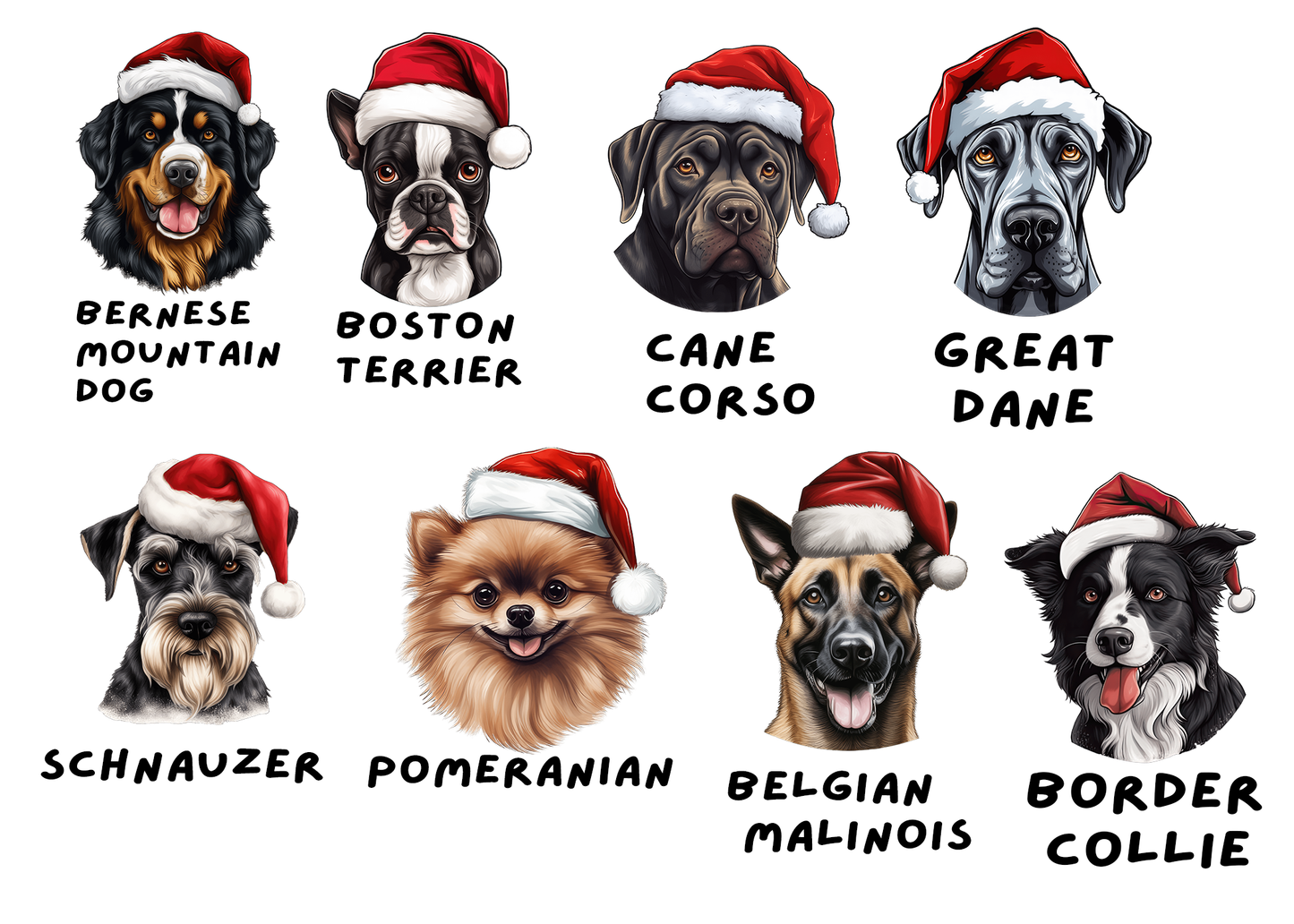 Personalized Ceramic Dog Ornament | Holiday Collection ๐