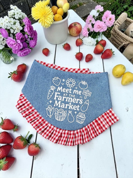 Meet Me At The Farmers Market Bandana | Everyday On The Boulevard ✿