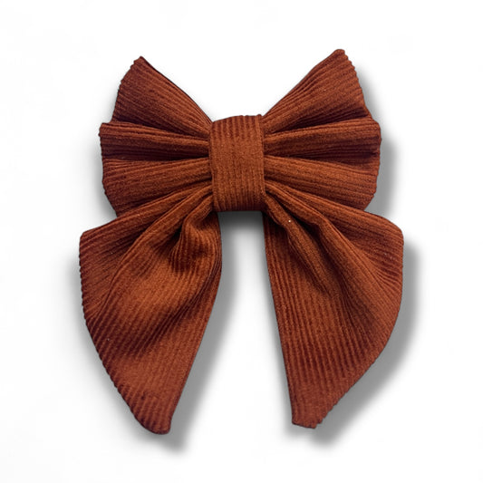 Bonfire Night Corduroy Sailor Bow tie | Autumn on the Boulevard Collection 🍁