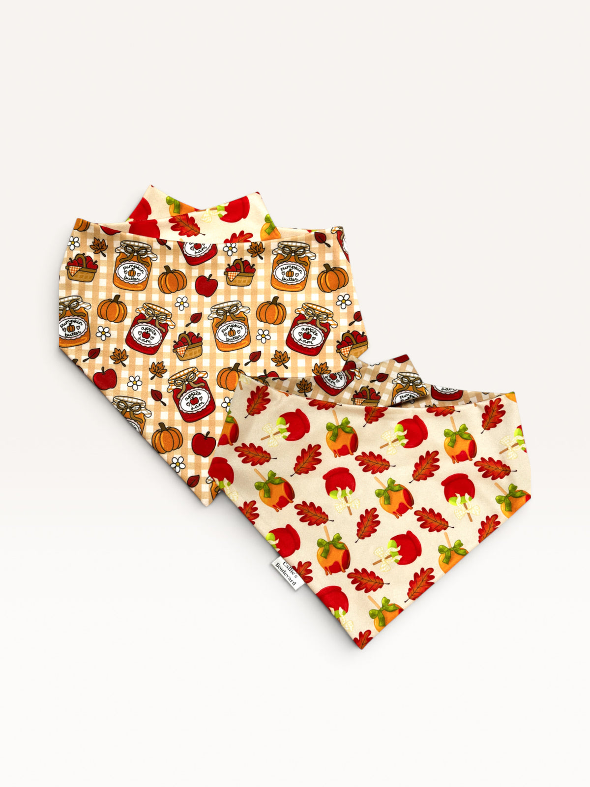 Pumpkin Apple Jam Bandana | Autumn On The Boulevard