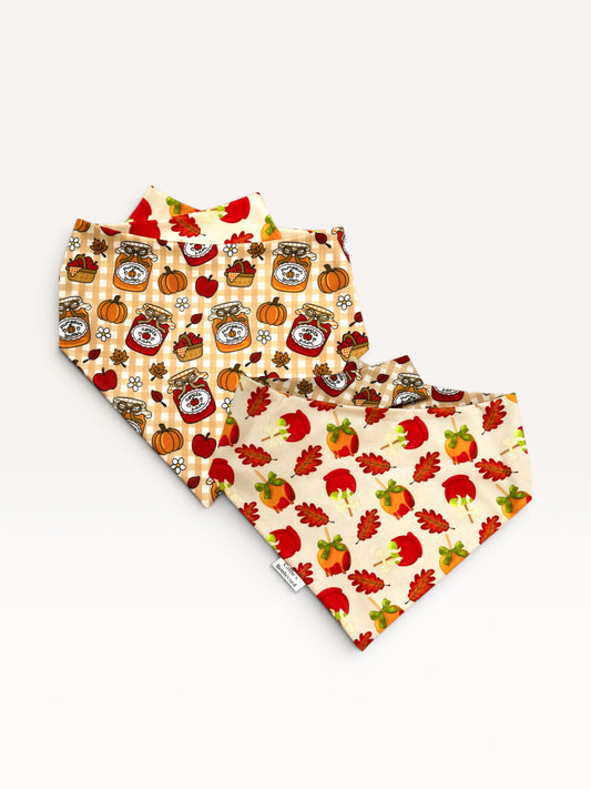 Pumpkin Apple Jam Bandana | Autumn On The Boulevard