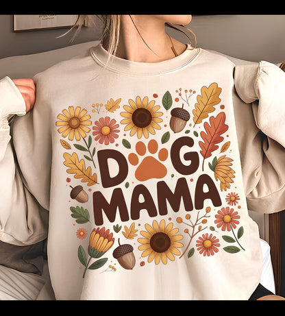 Fall Floral Dog Mama | Fall Dog Mom Apparel 🍁