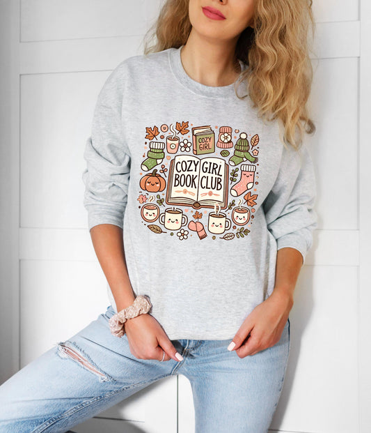Cozy Girl Book Club | Fall Dog Mom Apparel 🍁