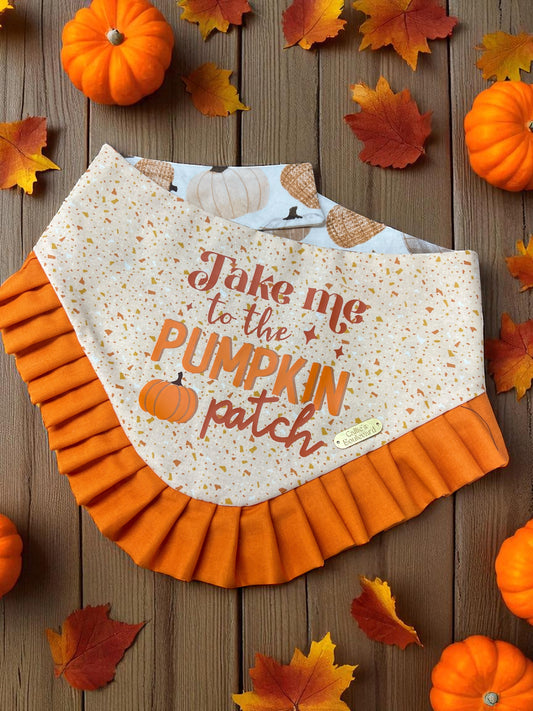 Take Me to the Pumpkin Patch Reversible Bandana | Autumn on The Boulevard Collection 🍁