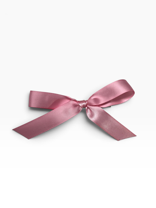 Pink Ribbon Clip-On Bow