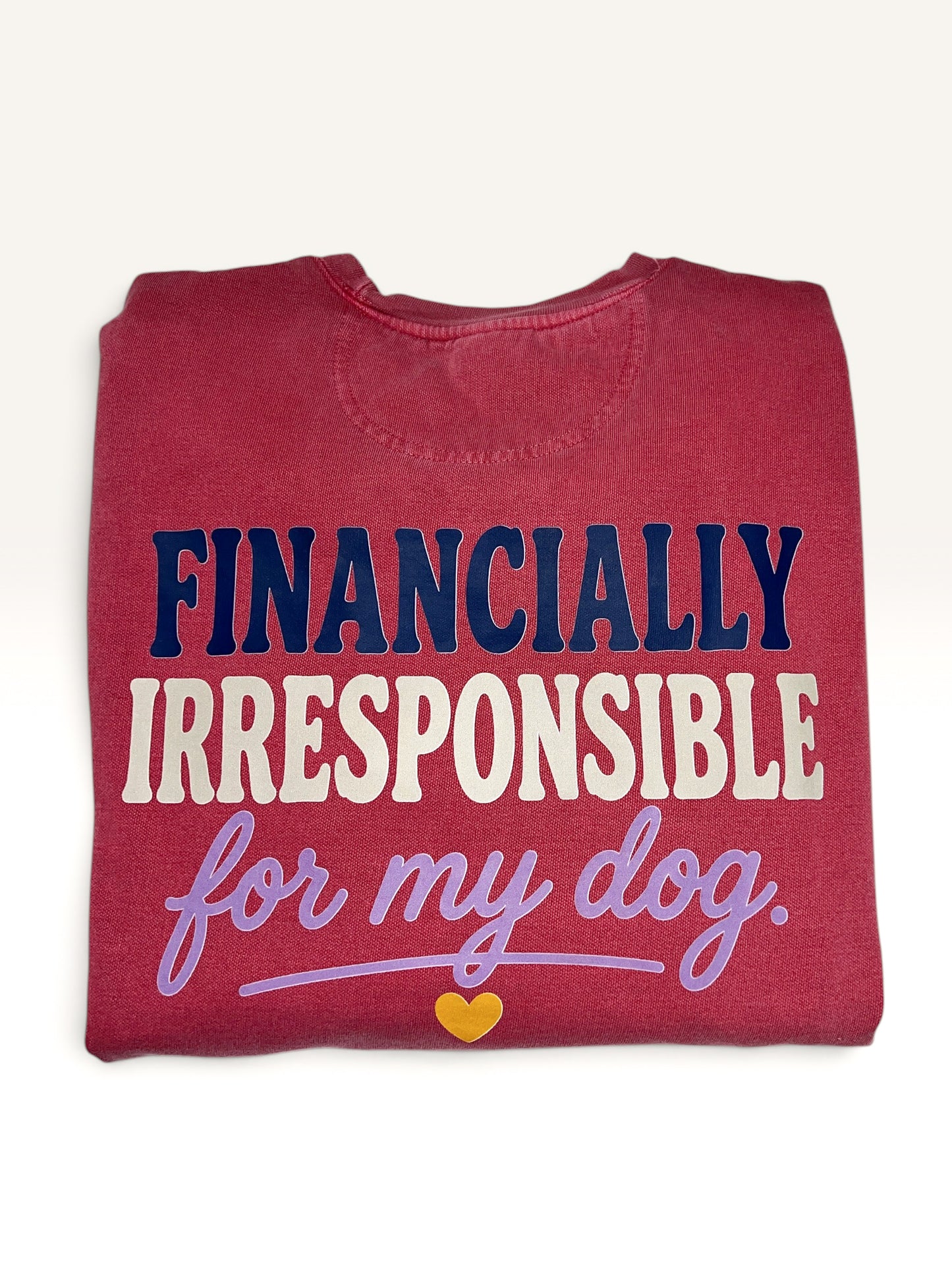 Dog Mom Crewneck | Financially Irresponsible For My Dog