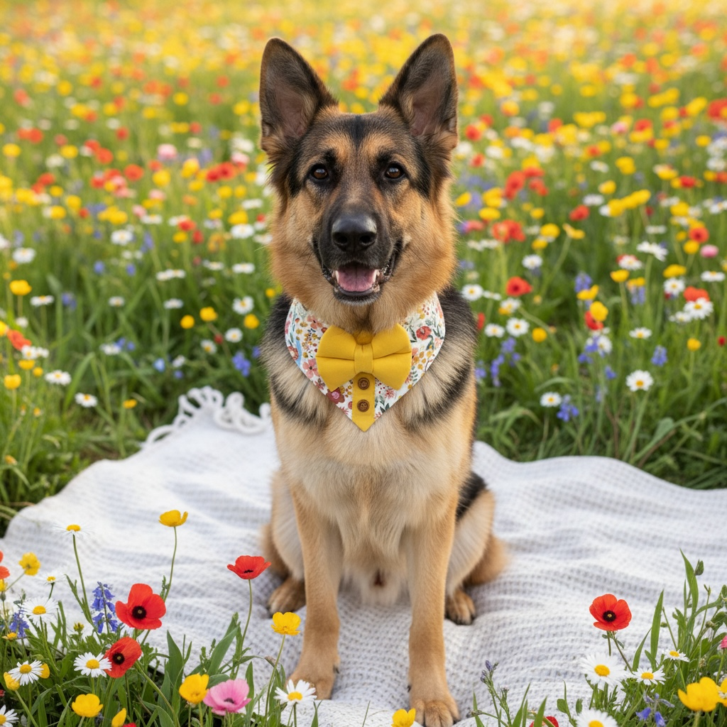 Sunny Meadow Bandana | Petals On The Boulevard ✿