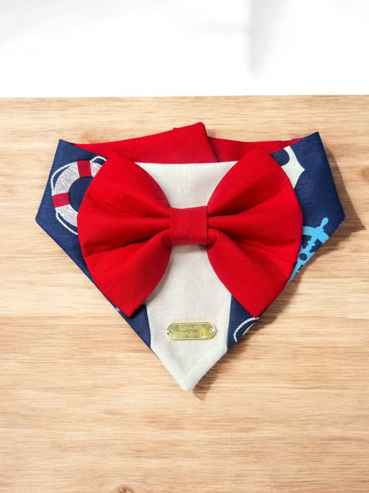 Paws on Deck Bandana | Tail Waggin’ Summer Collection ☀️