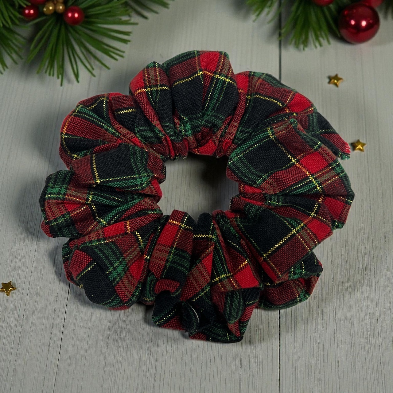 Plaid and Merry Scrunchie | Wrapped in Boulevard Collection 🎄