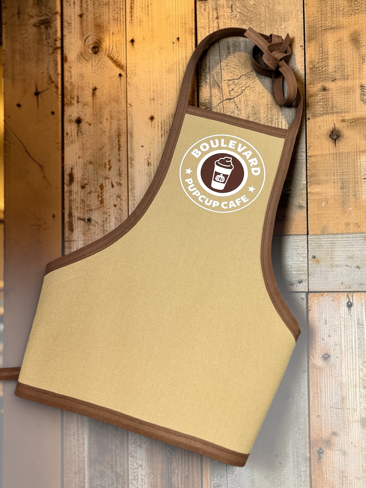Boulevard Pupcup Cafe Apron | Autumn Avenue