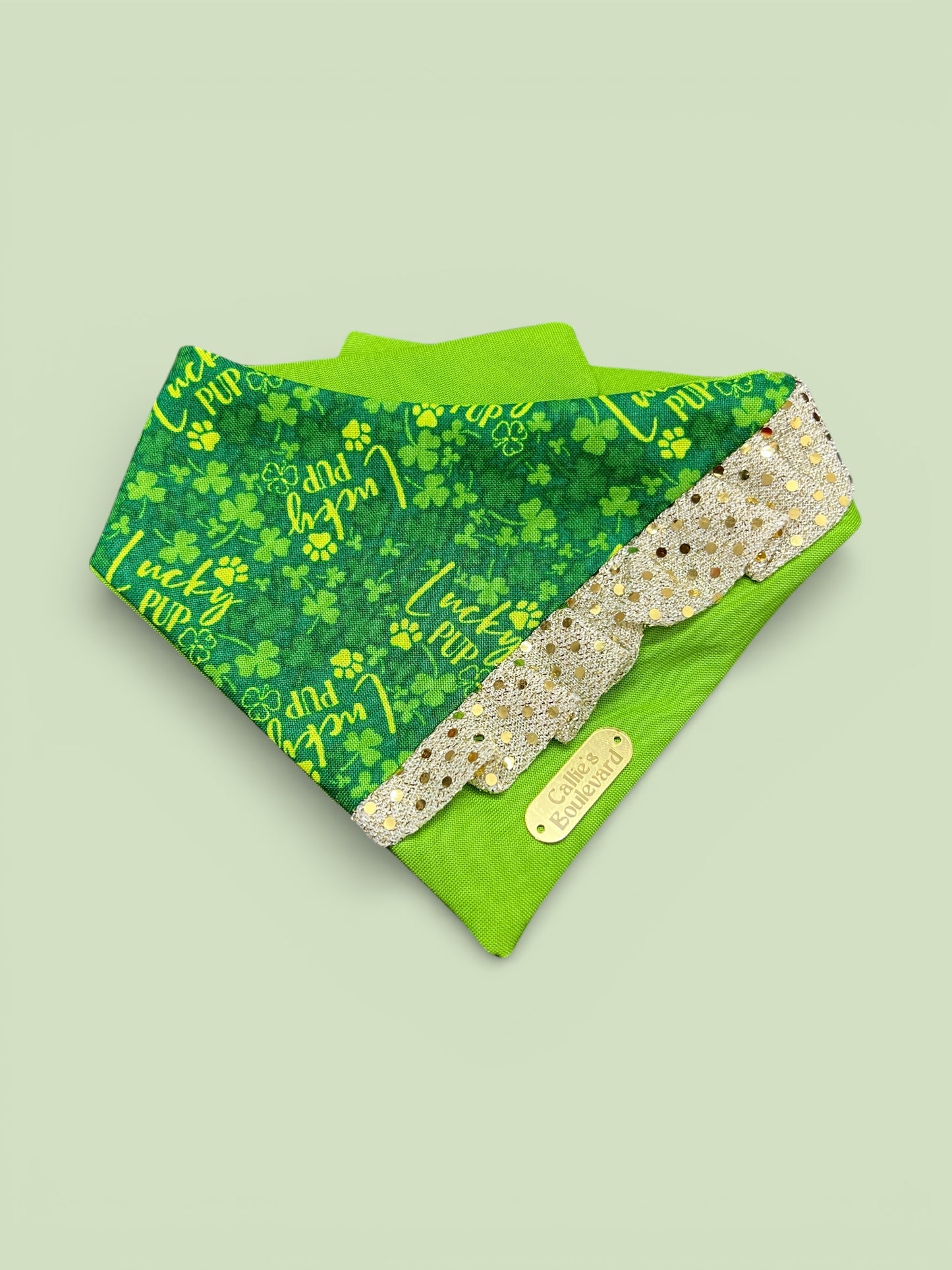 Champagne Darling Bandana | Feeling Lucky On The Boulevard 🍀