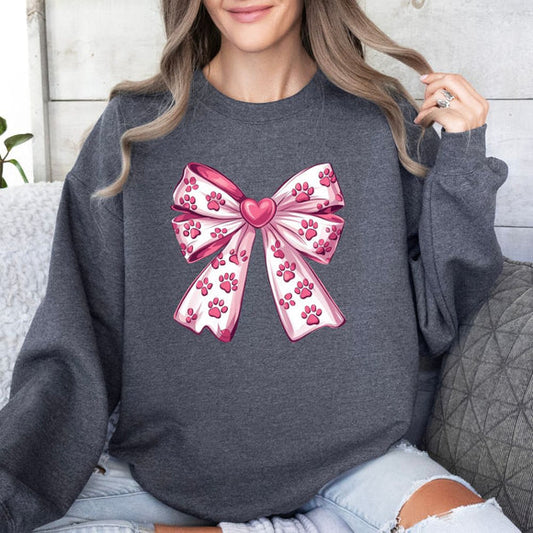 Paw Print Bow | Dog Mom Apparel