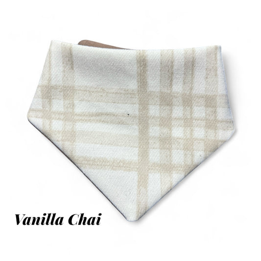 Vanilla Chai Bandana | Autumn on the Boulevard Collection 🍁