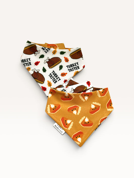 Thanksgiving Dinner Bandana | Autumn On The Boulevard