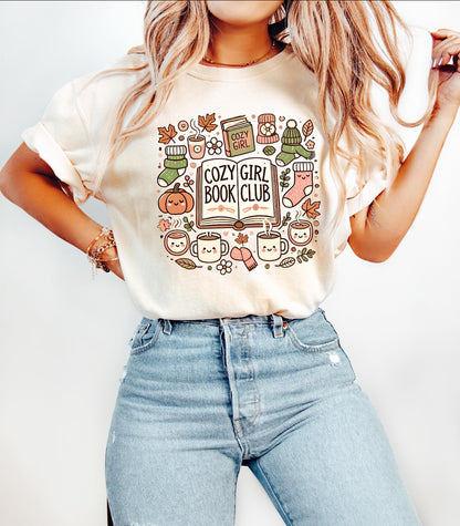 Cozy Girl Book Club | Fall Dog Mom Apparel 🍁
