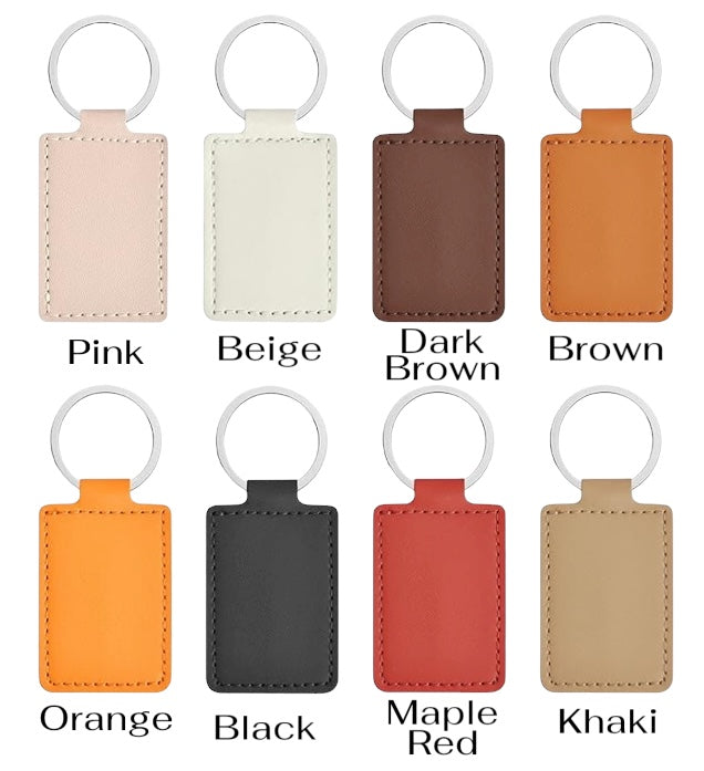 Custom Dog Mom Leather Keychain | Dog Mom Accessories