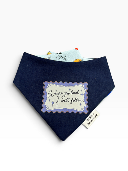 Where You Lead Bandana | Dog Mom Essentials
