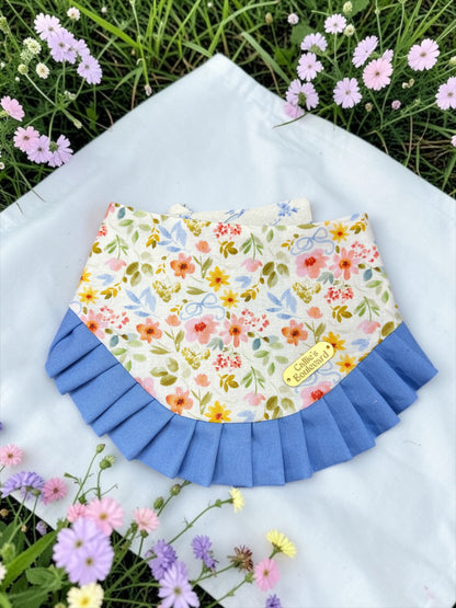 Coquette Spring Reversible Bandana | Petals On The Boulevard ✿