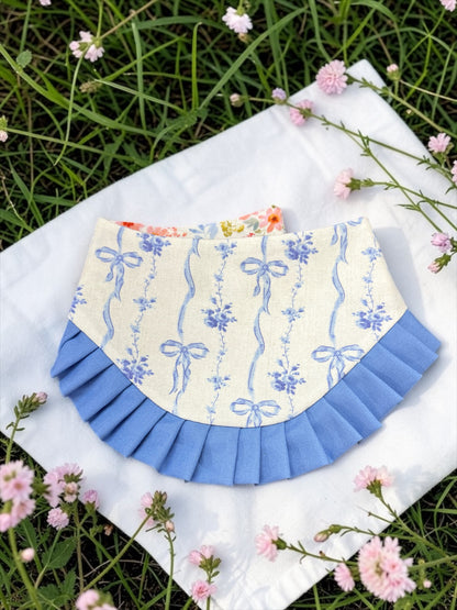 Coquette Spring Reversible Bandana | Petals On The Boulevard ✿