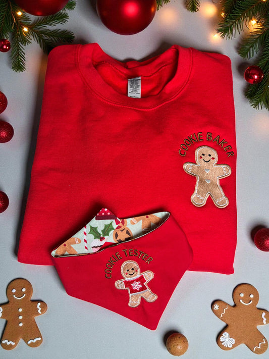 Cookie Baker Crewneck| Christmas Dog Mom Accessories