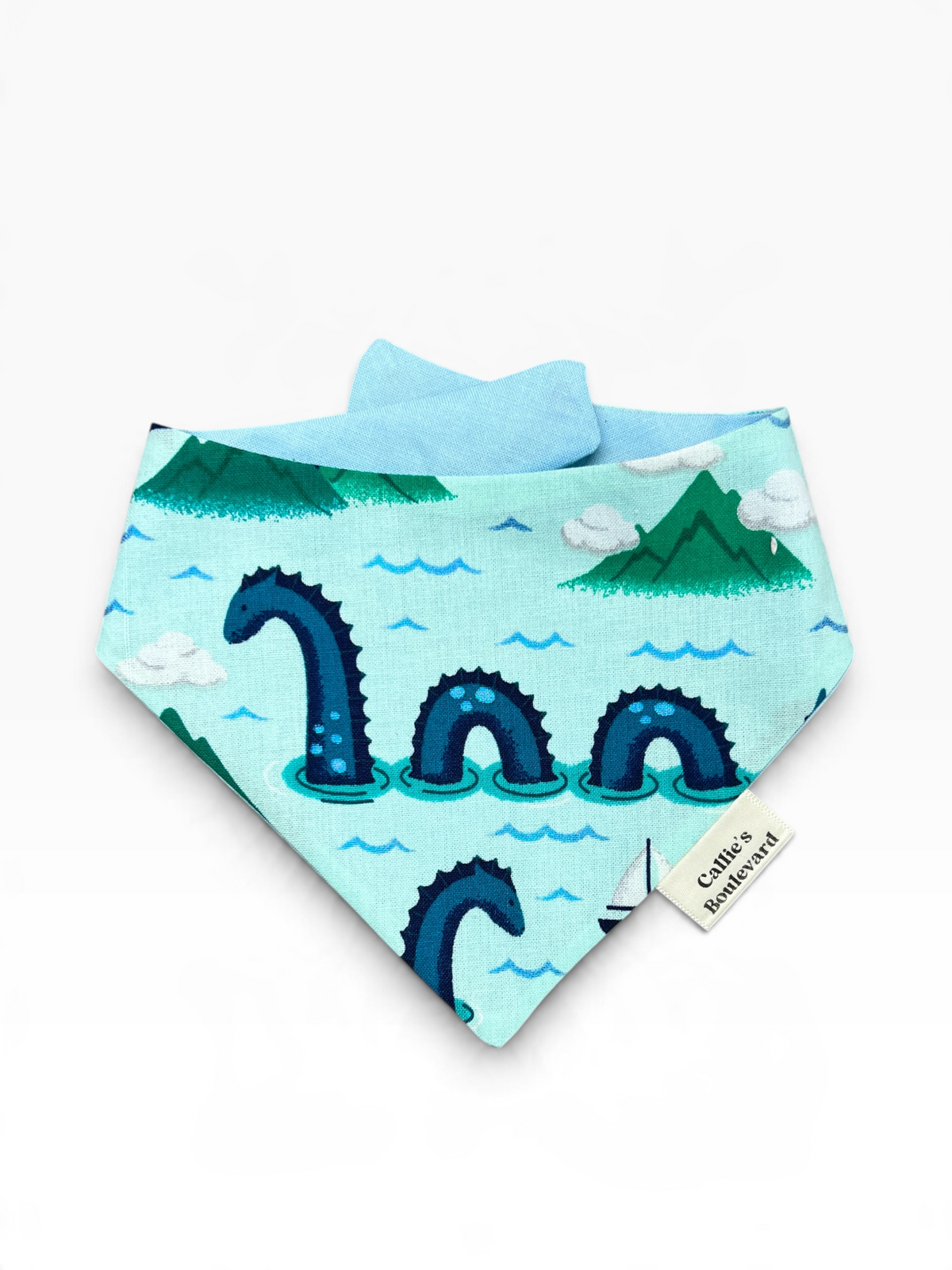 Blue Name Tag Bandana | Dog Mom Essentials