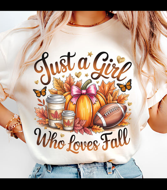 Just A Girl Who Loves Fall | Fall Dog Mom Apparel 🍁