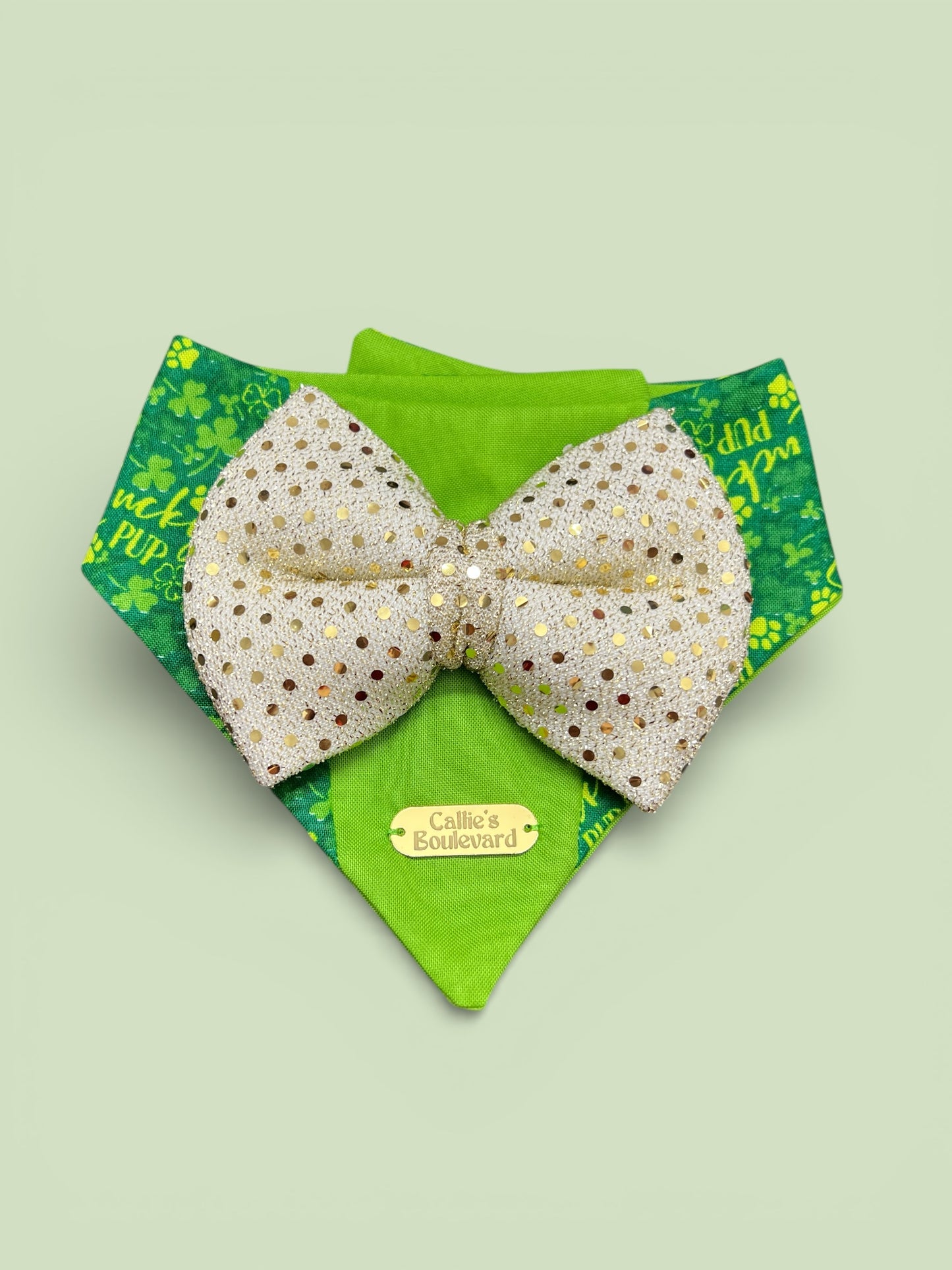 Champagne Gent Bandana | Feeling Lucky On The Boulevard 🍀