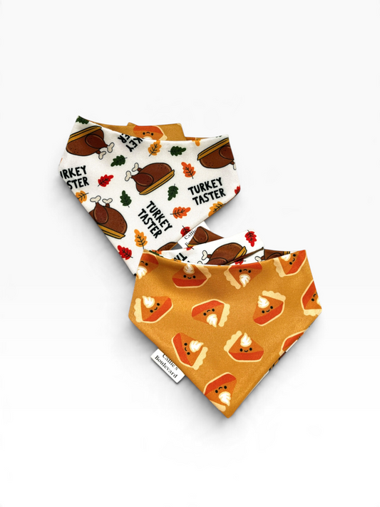 Thanksgiving Dinner Bandana | Autumn On The Boulevard