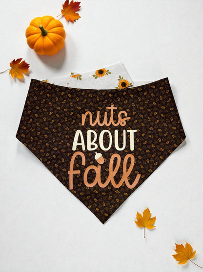 Nuts About Fall Reversible Bandana | Autumn on The Blvd.: The Mini Edit🍁