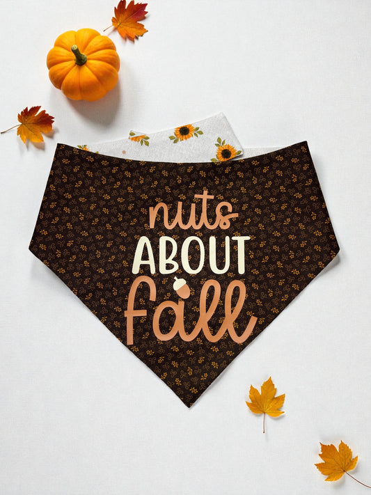 Nuts About Fall Reversible Bandana | Autumn on The Blvd.: The Mini Edit🍁