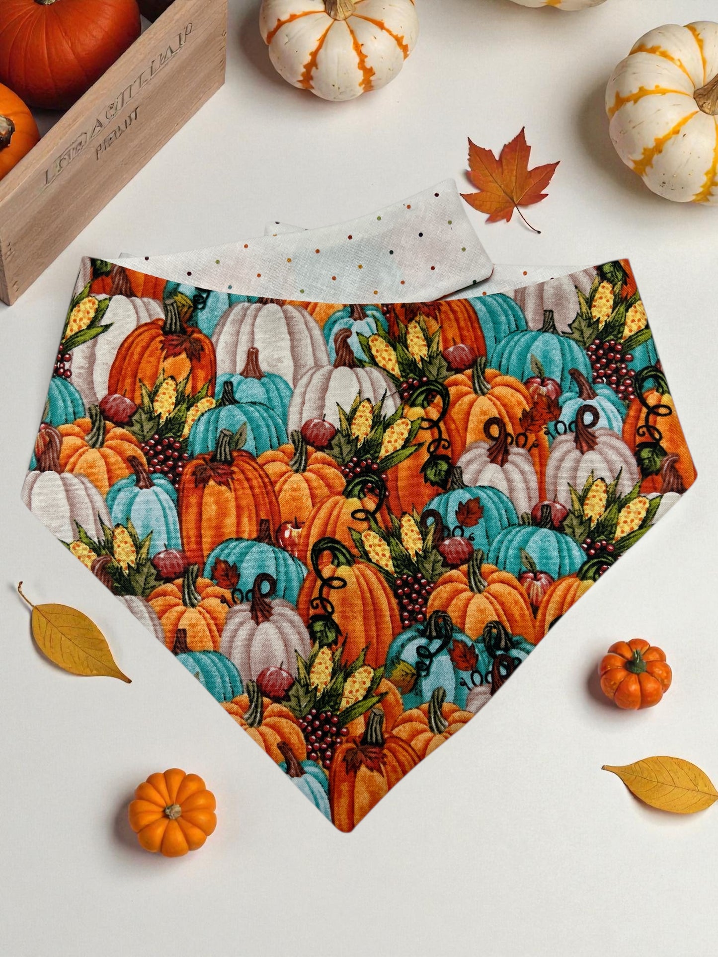 Pumpkin Parade Reversible Bandana | Autumn on The Blvd.: The Mini Edit🍁