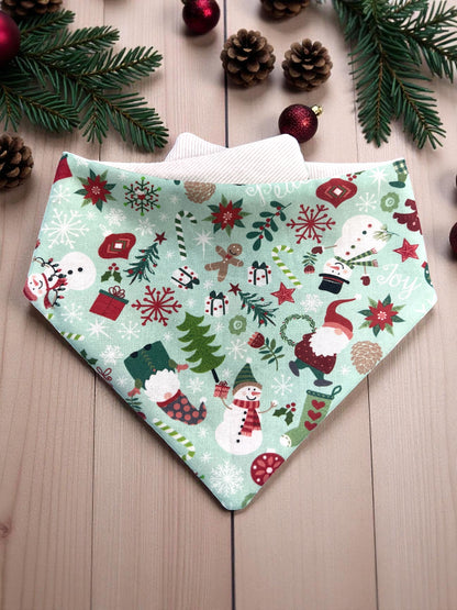 Let It Snow Reversible Bandana | A Very Boulevard Christmas Collection 🎄