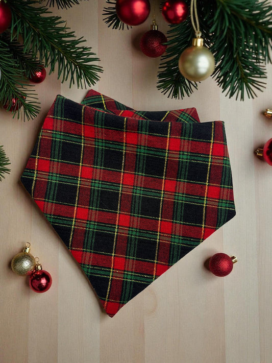 Plaid & Merry Bandana | Wrapped in Boulevard Collection