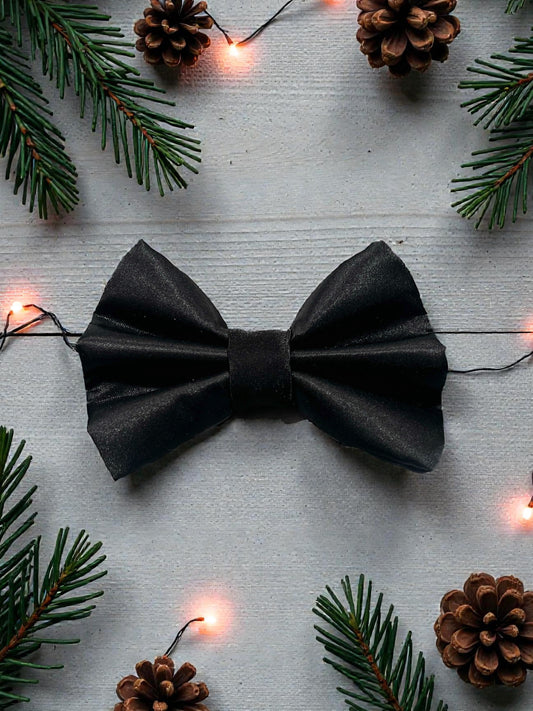 Black Satin Sailor Bowtie | New Years on The Boulevard Collection 🍾
